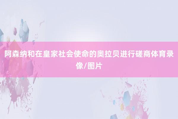 阿森纳和在皇家社会使命的奥拉贝进行磋商体育录像/图片