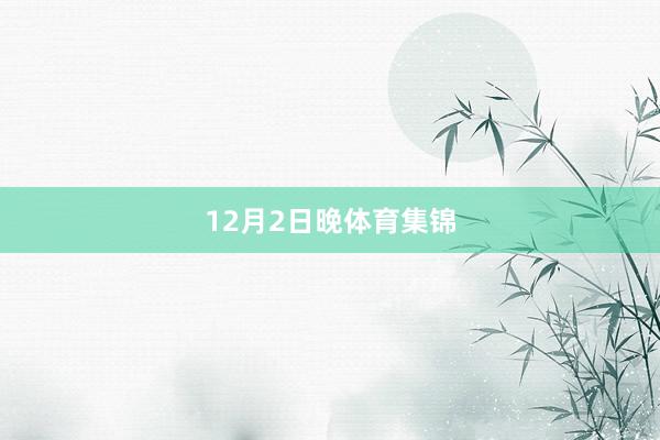 12月2日晚体育集锦