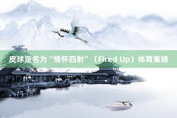 皮球定名为“情怀四射”（Fired Up）体育集锦