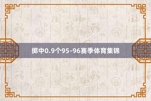 掷中0.9个95-96赛季体育集锦